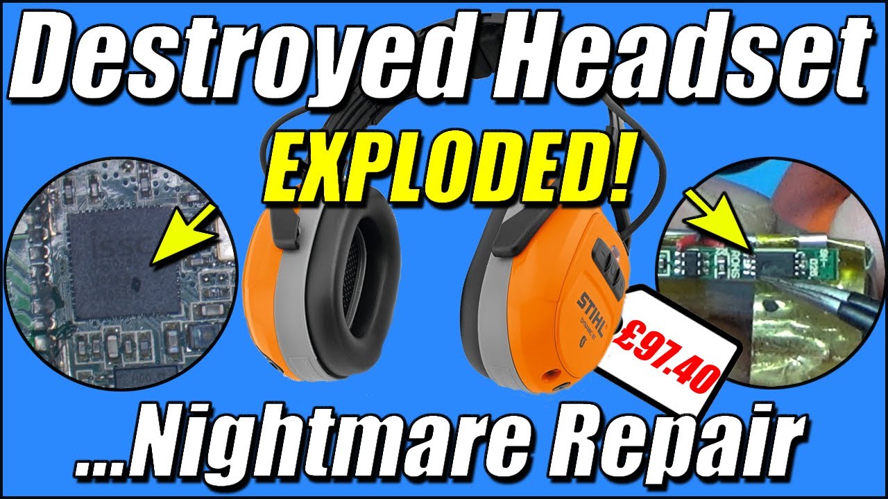 Expensive STIHL Bluetooth Ear Protectors | Nightmare Repair!