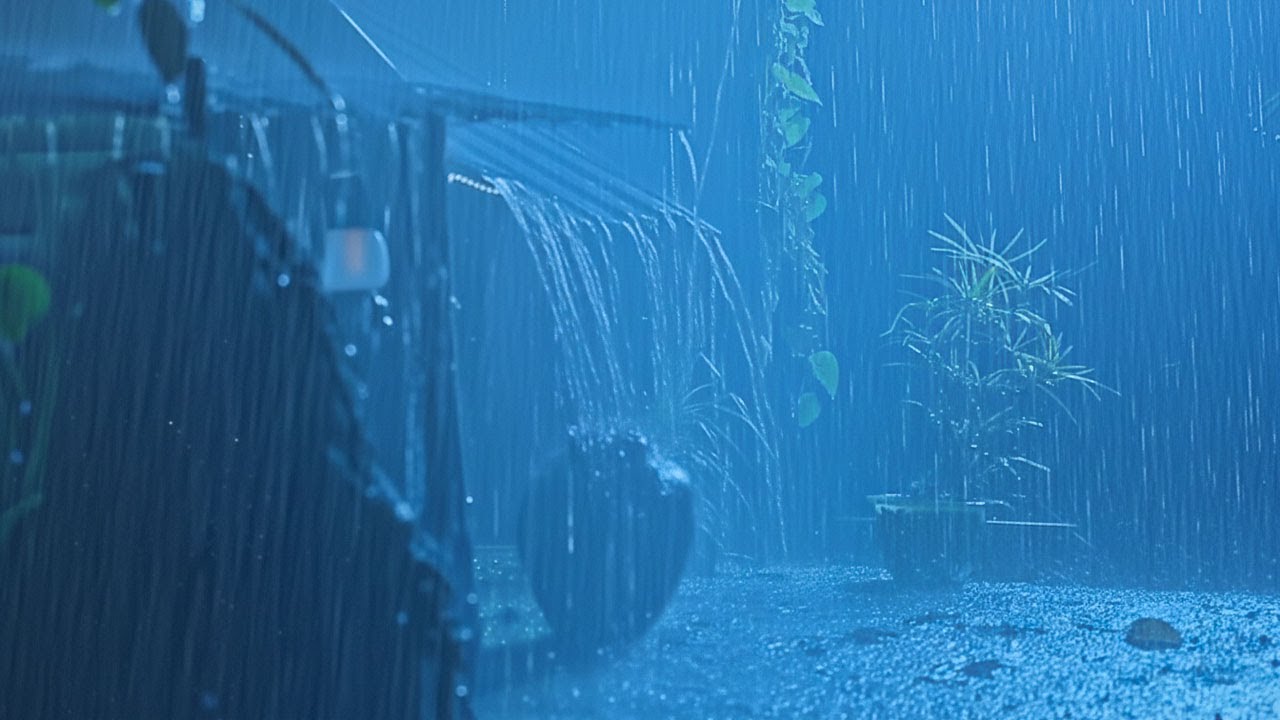 🌧️😵‍💫 Overstimulated? This Will Knock You Out | Tin Roof Rain & Thunder | NO ADS
