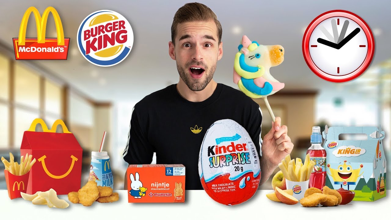 1 DAG ALLEEN MAAR KINDERVOEDSEL ETEN! *Challenge*