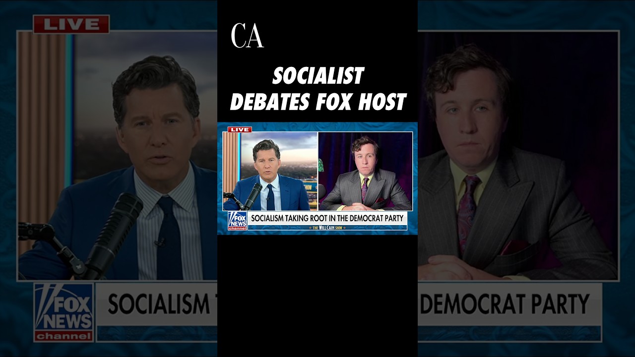 Социалист спорит с ведущим Fox News