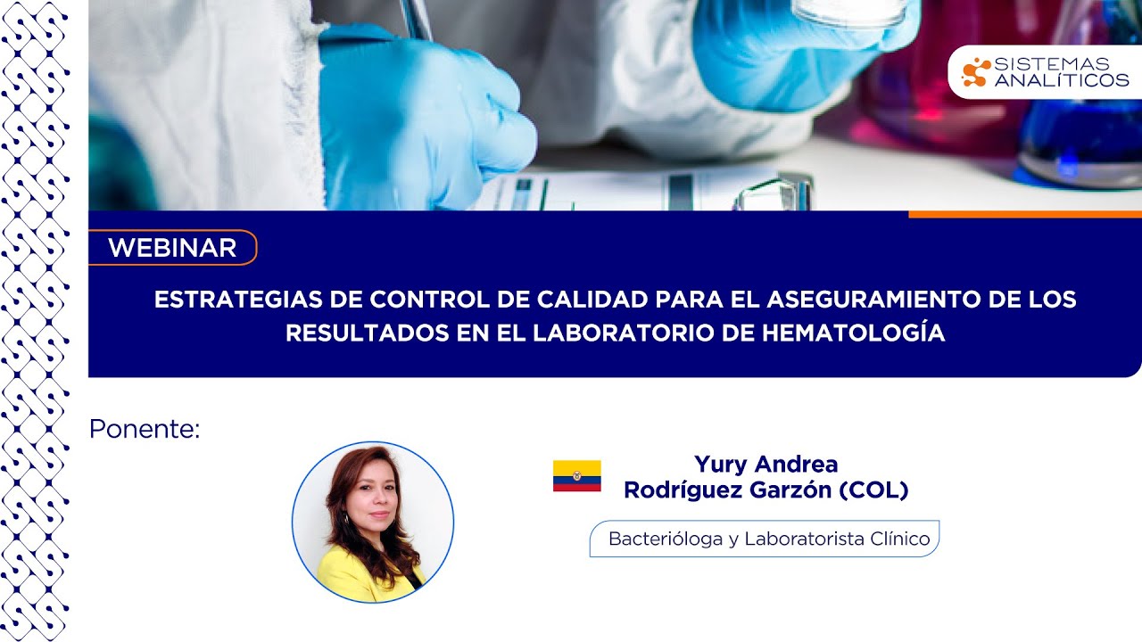 Webinar: Estrategias de control de calidad en laboratorio de hematología