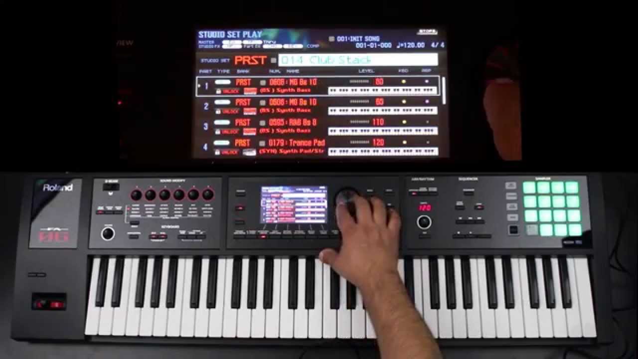 Roland FA-06/08 - How to Assign Pedals