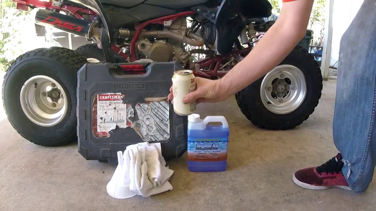 NEW Red Radiator Hoses Install TRX450