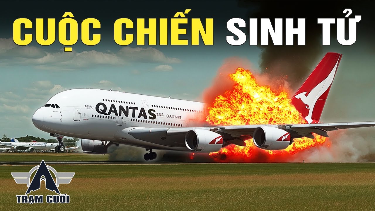 Máy Bay Chở Khách Lớn Nhất Thế Giới Nổ Động Cơ Giữa Không Trung| Chuyến Bay Qantas 32