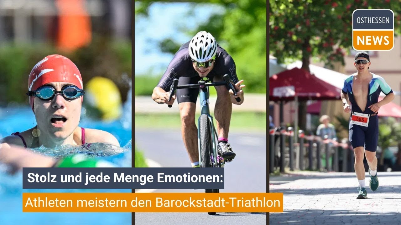 FULDA: Stolz und jede Menge Emotionen: Athleten meistern den Barockstadt-Triathlon