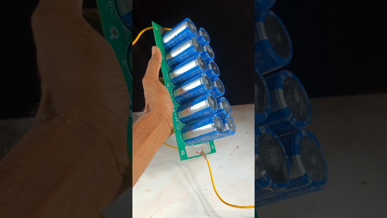 Power Of Super Capacitor #electricity