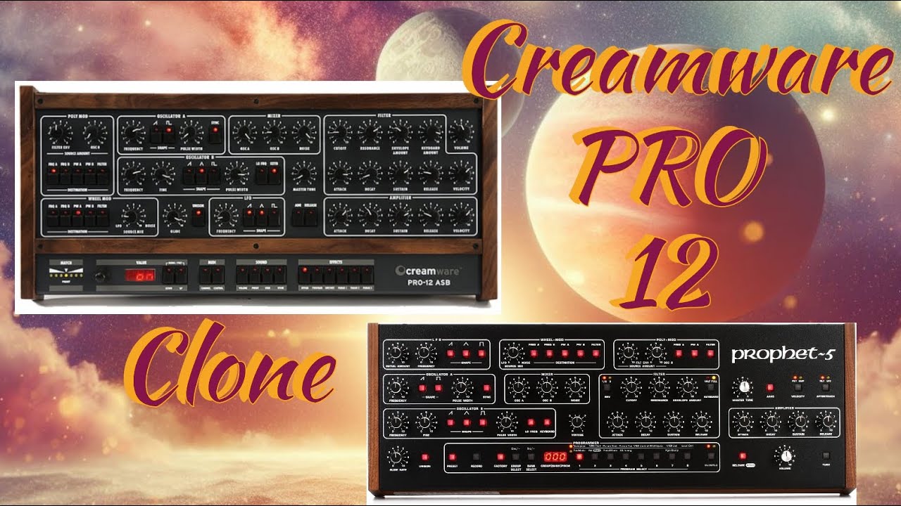 Creamware Pro 12 (2005) Factory sound check #synth #Clone #prophet5