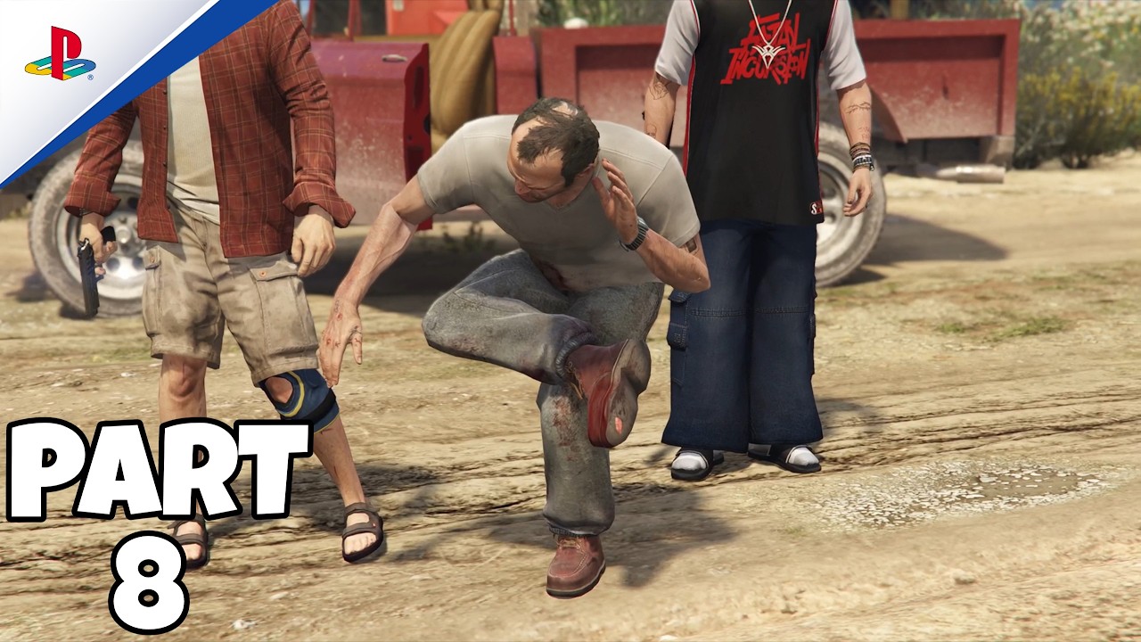 GTA 5 (Grand Theft Auto 5) PS5 Gameplay Walkthrough Part 8 - Trevor