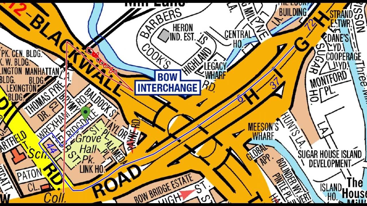 Туннель Блэкуолл – декабрь 2025 г. – Обучение топографическим навыкам TFL 2025 / Маршруты для сда...