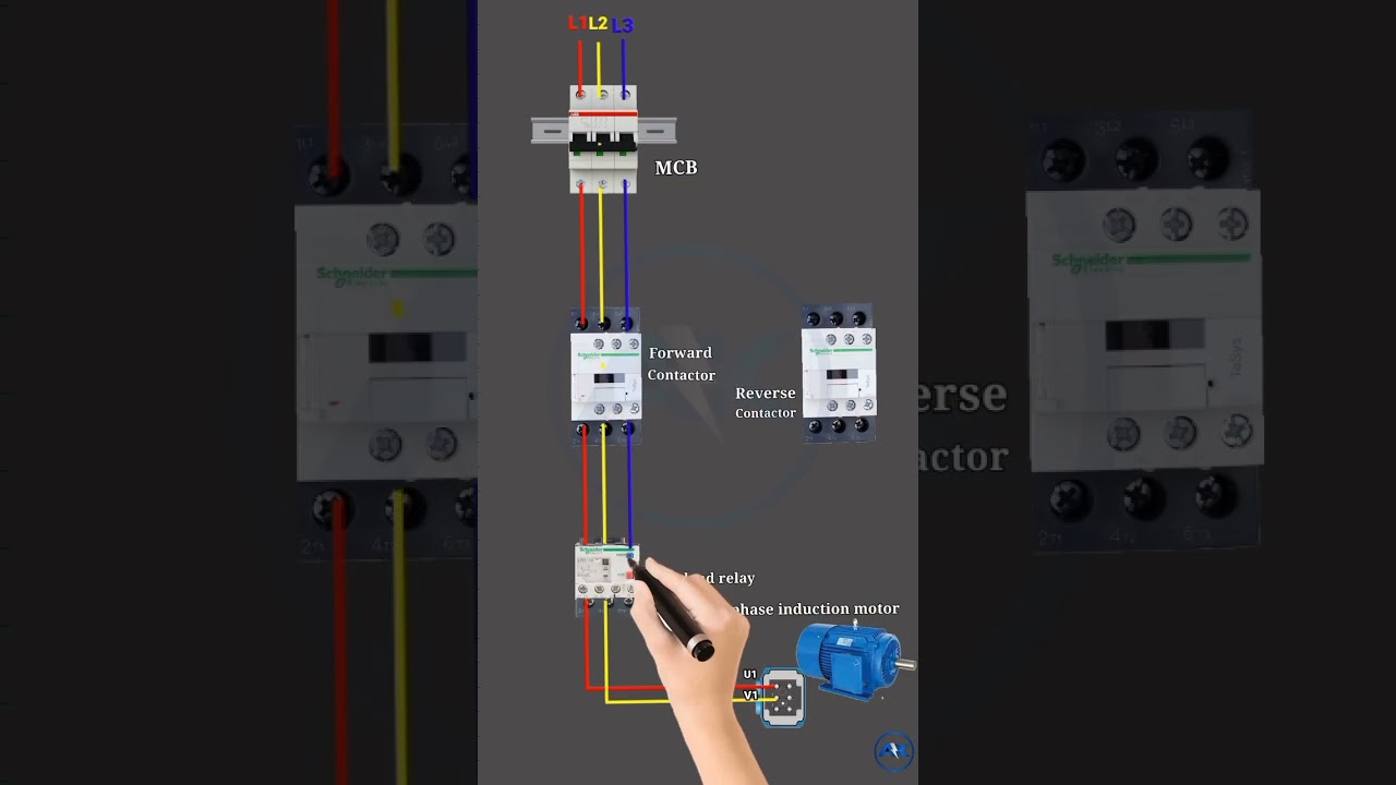 Reverse forward power wiring|reverse forward motor connection