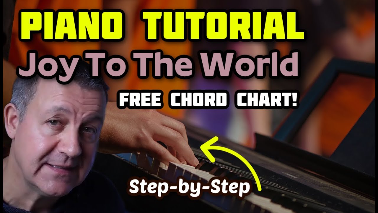 How to Play 'Joy To The World' – Basic & Advanced Chords for Church Worship 🎹 (+ Free Chart)