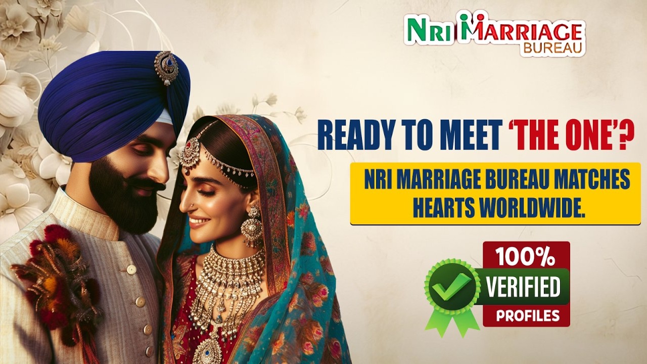 Ready to meet ‘the one’? NRI Marriage Bureau matches hearts worldwide.