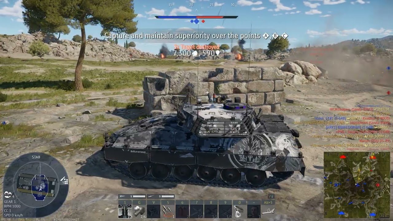 【War Thunder｜戰爭雷霆】🌟 Gameplay × TAM-2IP｜Cold War｜Girls und Panzer｜Cool｜N.O.1