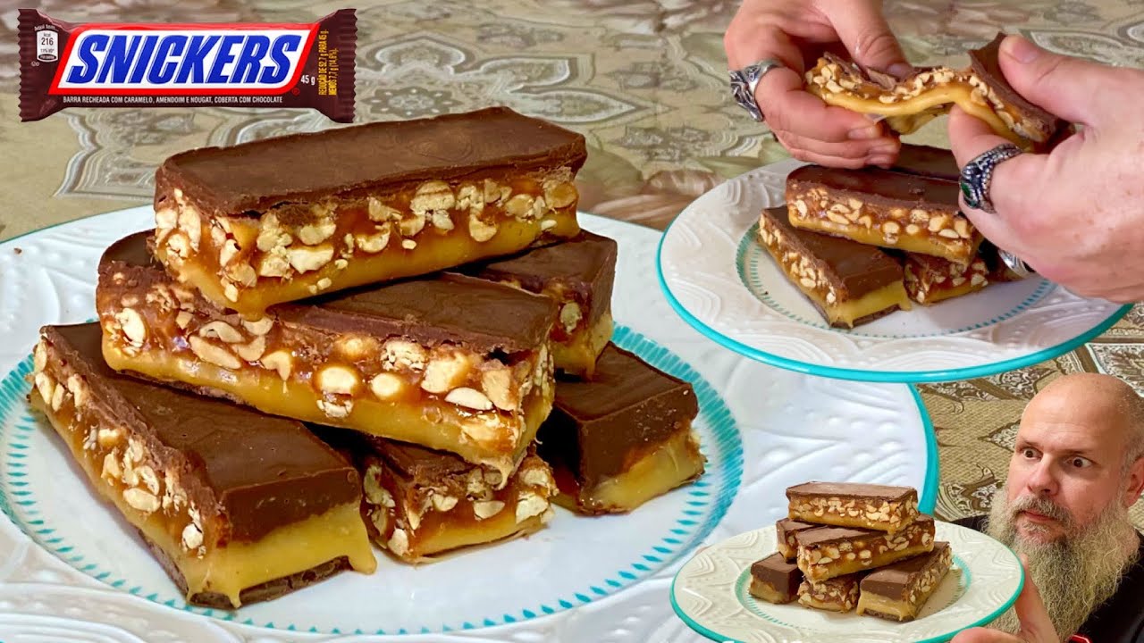 SNICKERS CASEIRO MELHOR QUE O ORIGINAL