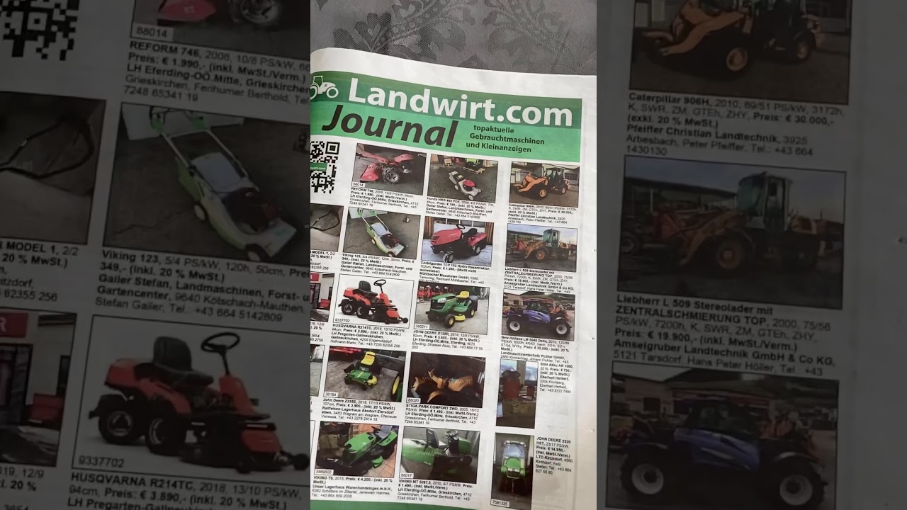 Versteigern Sie Ihre Gebrauchtmaschinen  mit Landwirt.com und myauktion.at