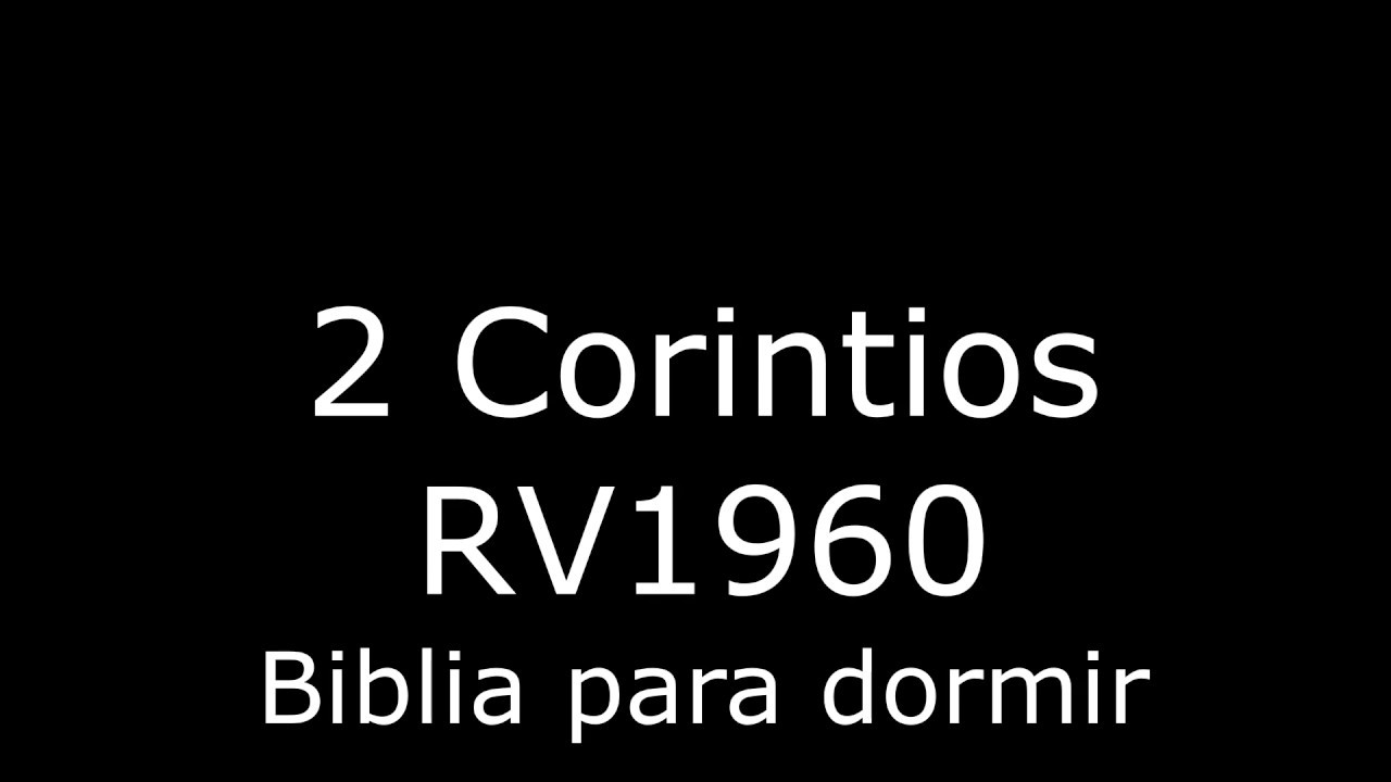 2 Corintios RV1960 Pantalla Negra