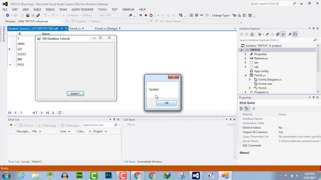125 - How to Delete Data from Database in C# Windows Form