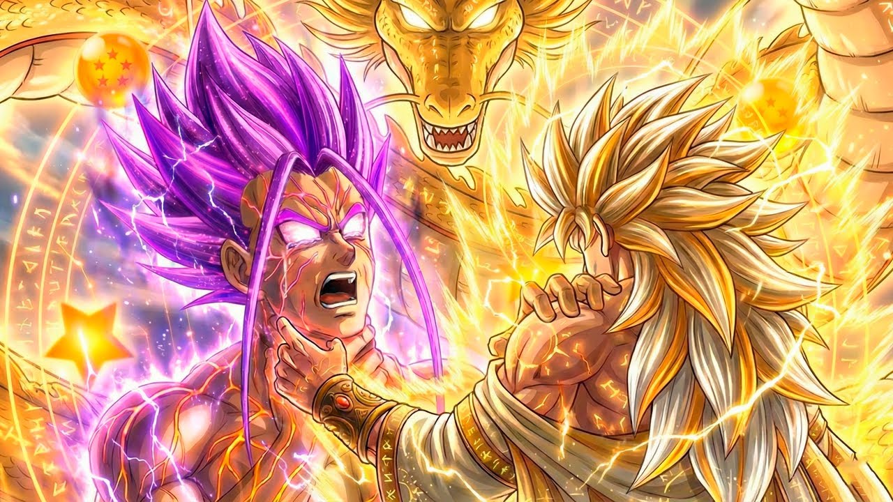 Goku controls Zarama's omnipotent power and takes revenge on Daishinkan for controlling Vegeta |