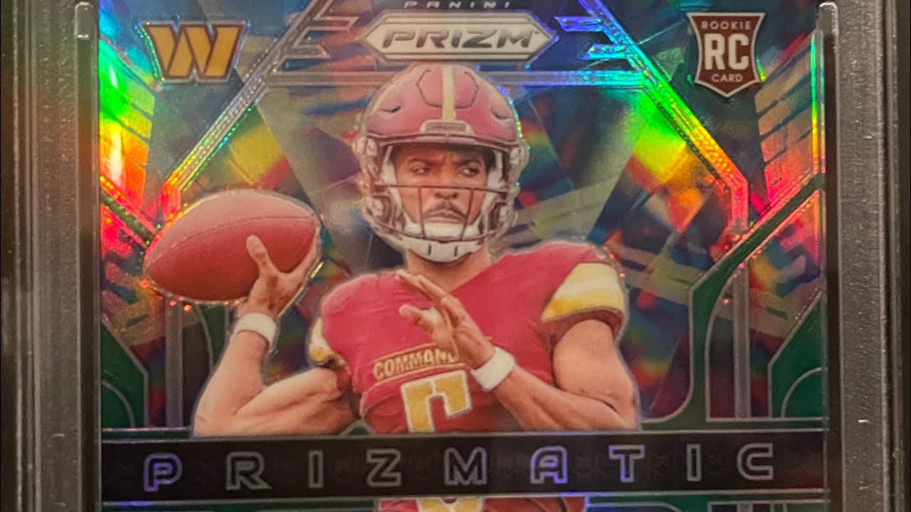 🚨￼ OPENING A GRADED ￼2024 PRIZM JAYDEN  DANIELS PRIZMATIC- GREEN PRIZM GEM MT 10 