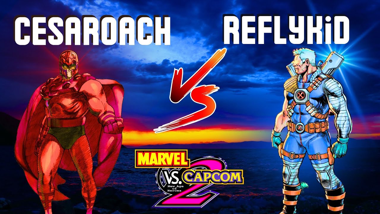 MvC2 Cesaroach vs Reflykid ft10