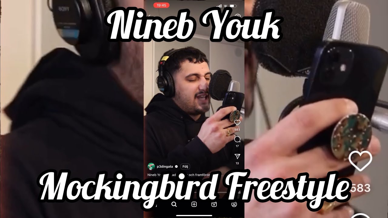 Nineb Youk - Mockingbird Freestyle // Live från Båset [P3 Din Gata]