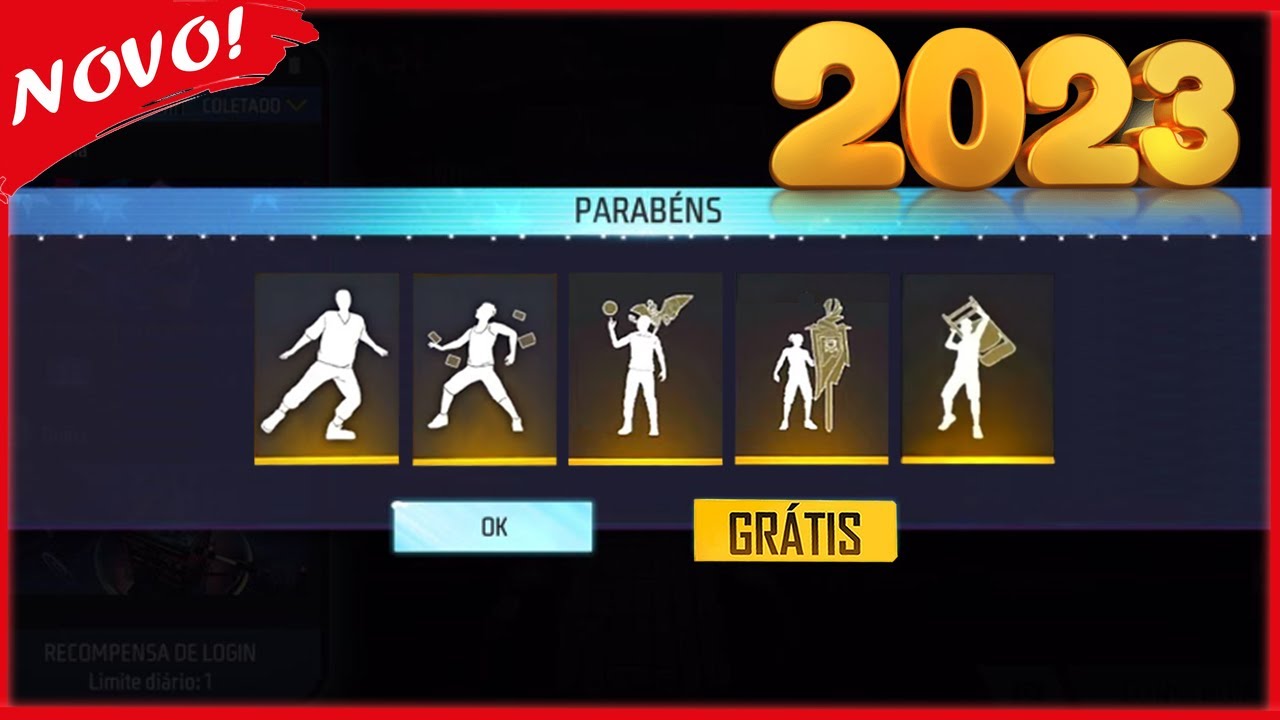 URGENTE! COMO PEGAR EMOTE DE GRA&Ccedil;A NO FREE FIRE 2023