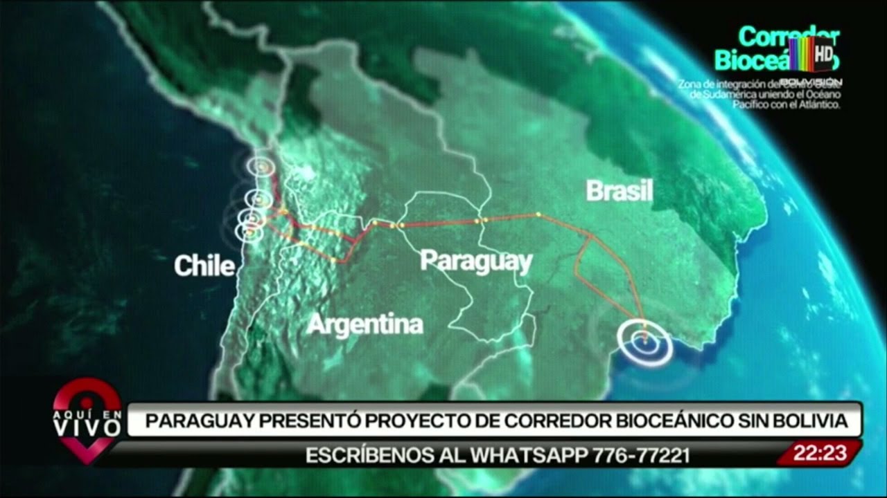 Paraguay presentó proyecto de corredor bioceánico sin Bolivia