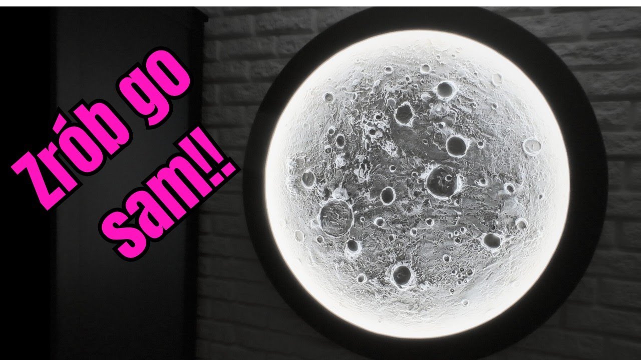 Jak zrobiłem KSIĘŻYC 3D z gipsu krok po kroku.