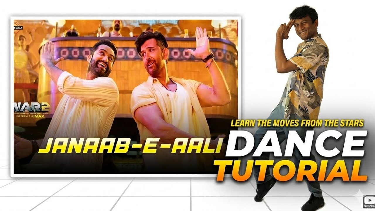 Janaab-e-aali Dance Tutorial || Dance FreaX #hrithikroshan  | #ntr  | #war2