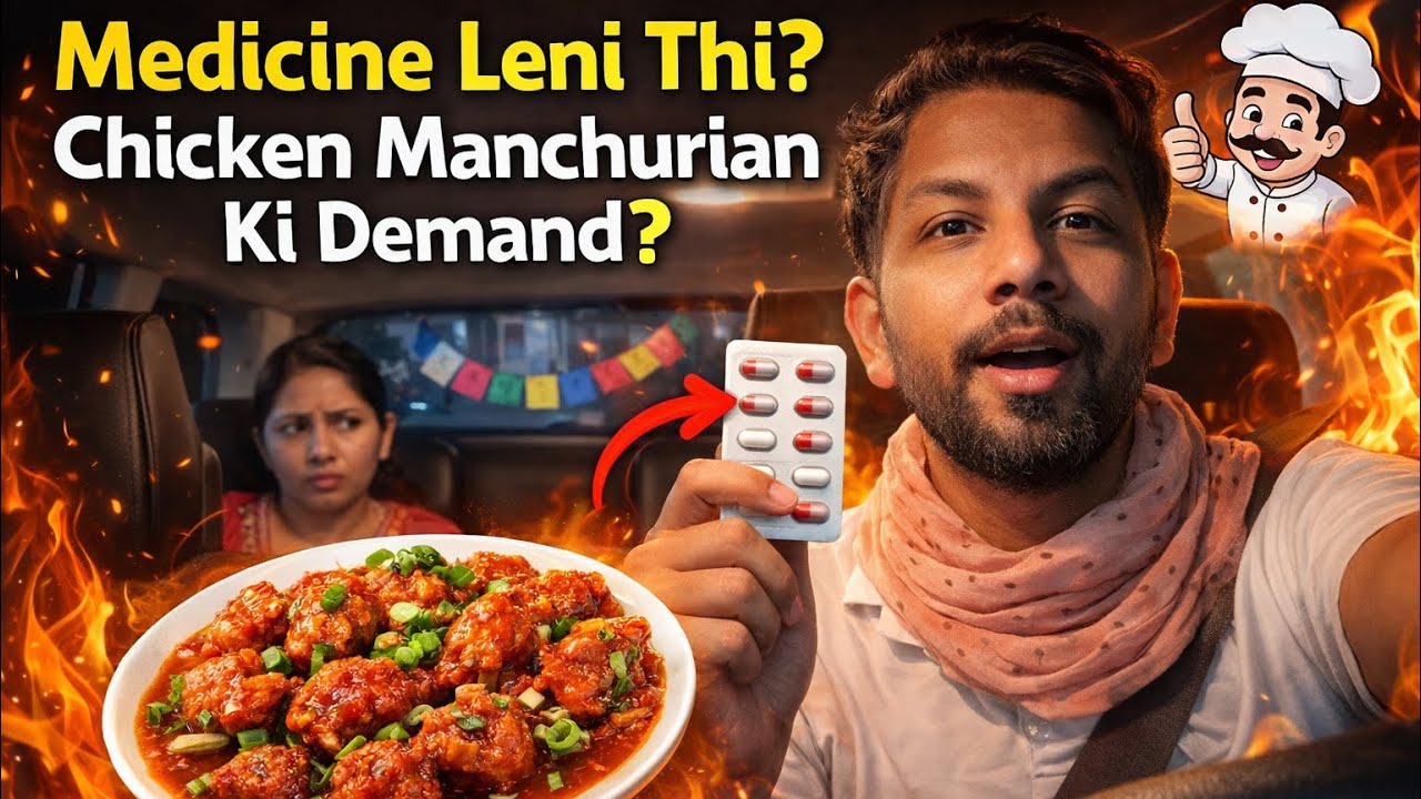 Medicine Leni Thi, Chicken Manchurian Ki Demand | Car Vlog