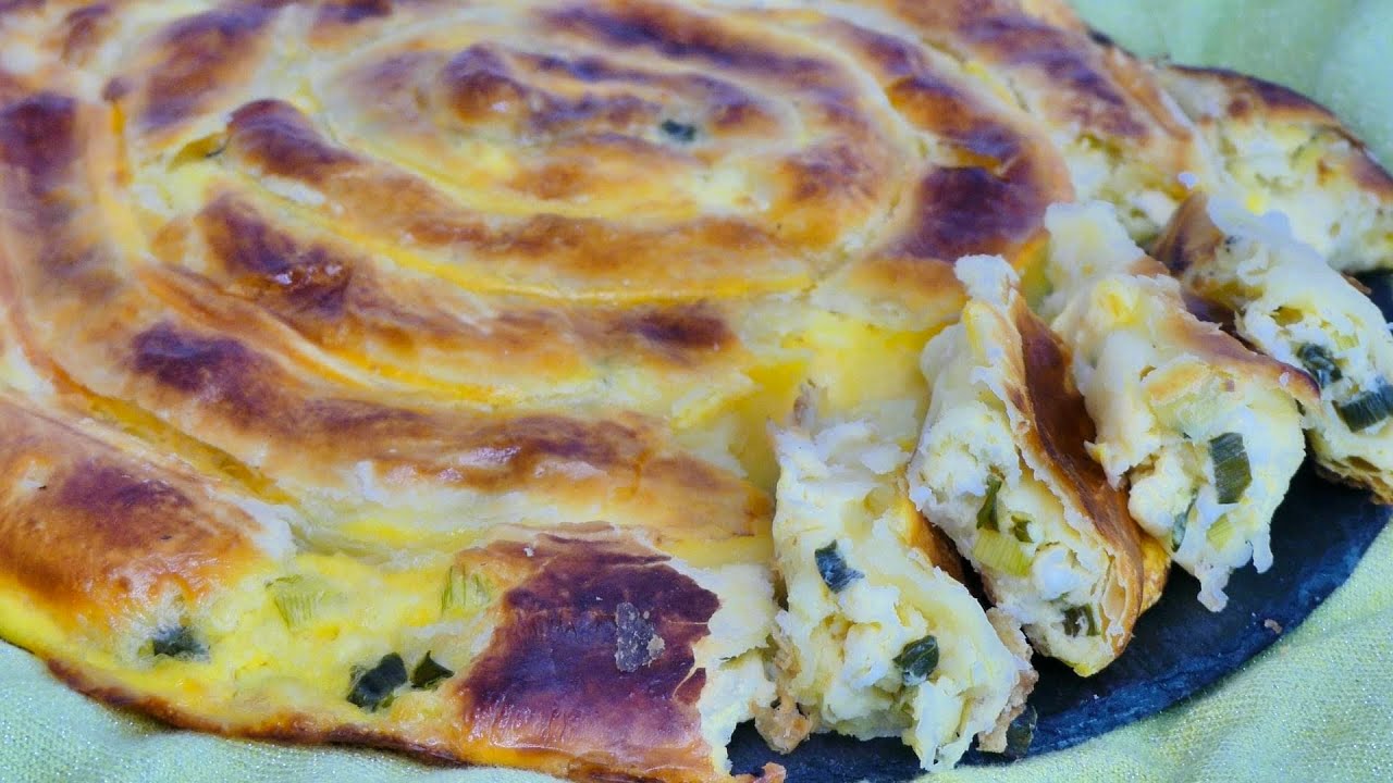 Бутер Баница с праз, яйца и сирене- бърза, лесна и невероятно вкусна❗️