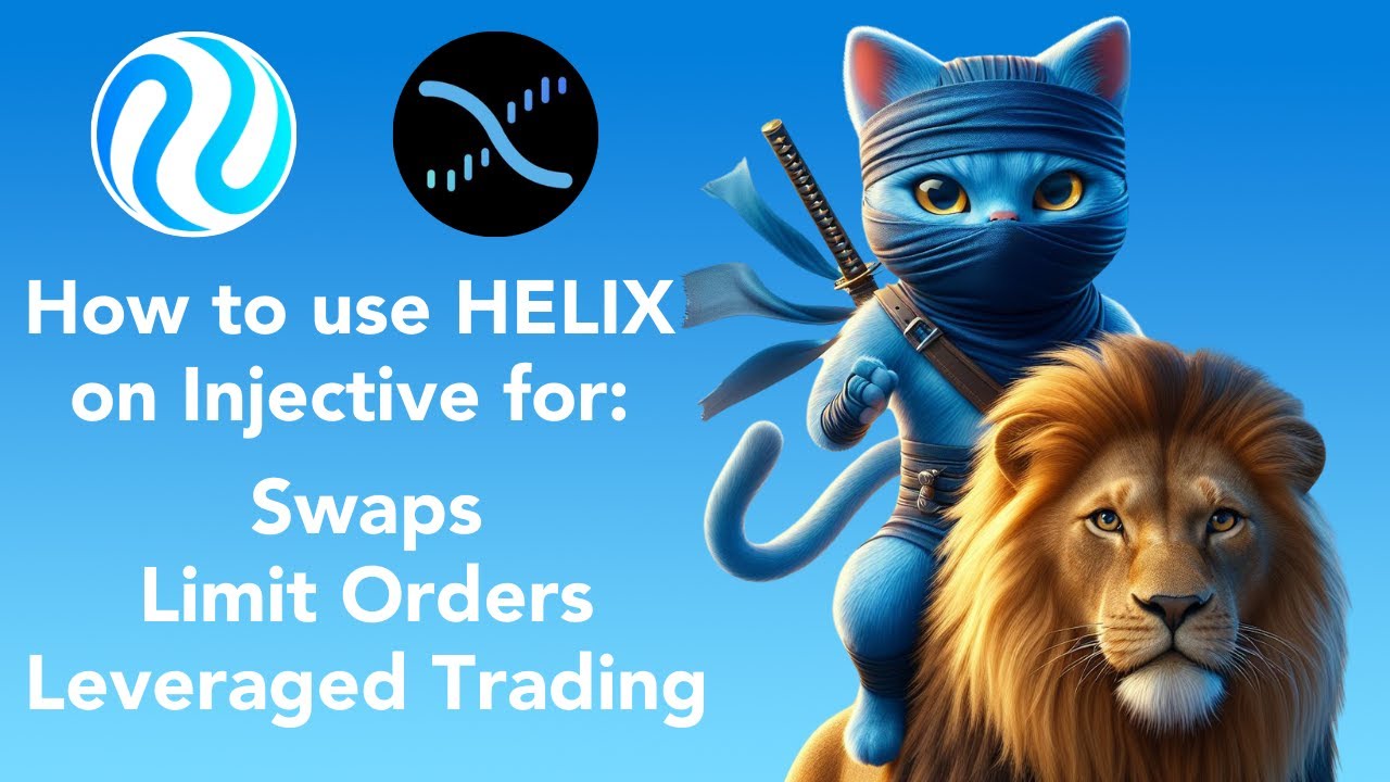 How to use HELIX on Injective (swaps, limit orders, leveraged trading)