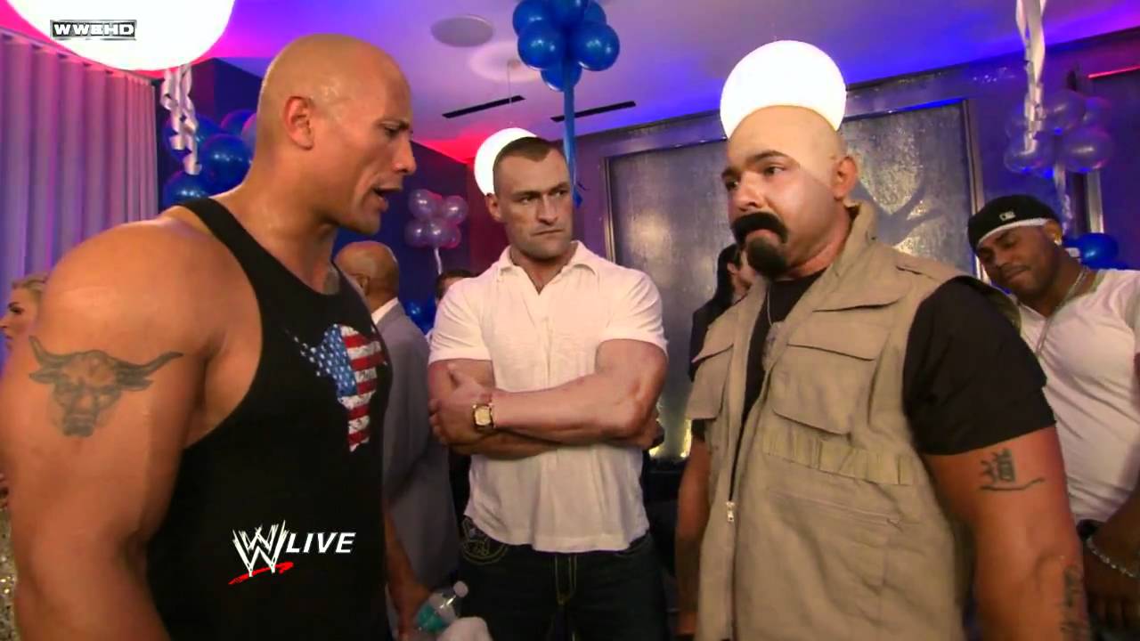 Raw: Superstars pay homage to The Rock's films