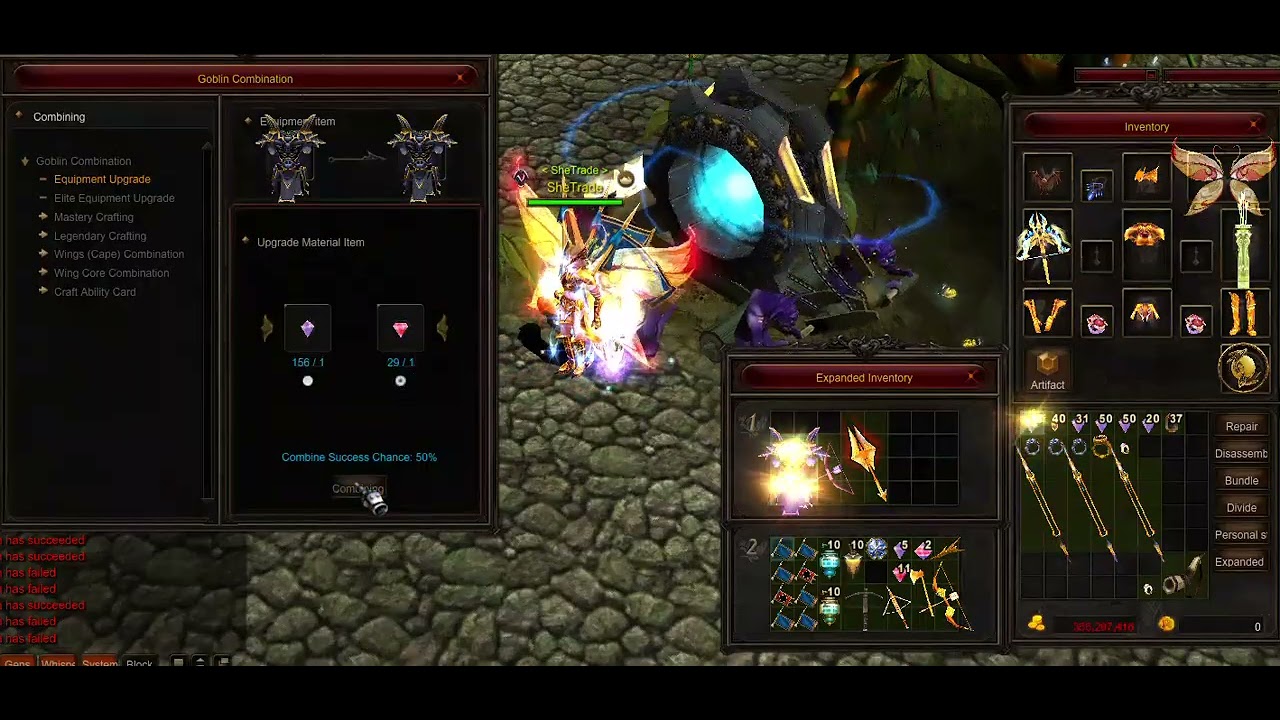 SheTrade MuOnline Alfheim, Chaos Lightning Staff MAX