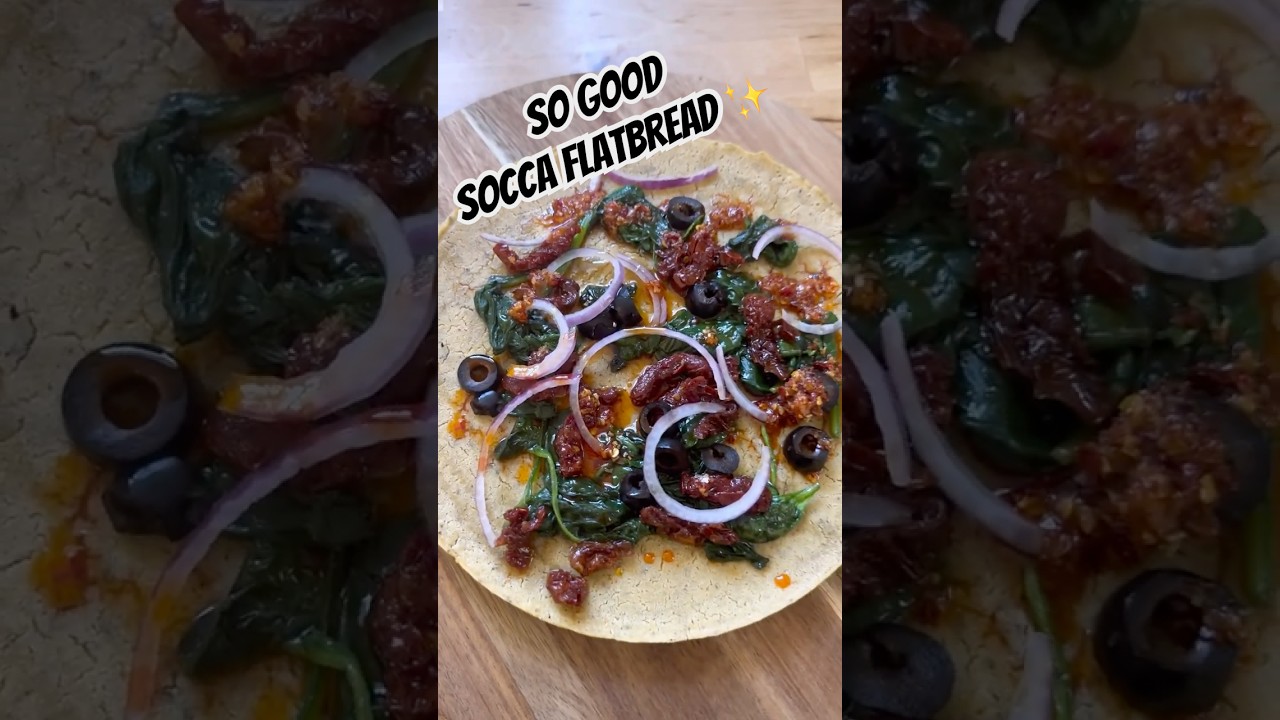 Easy Recipe|Vegan|Socca Flatbread|No Yeast|Plant Based|Quick Dinner