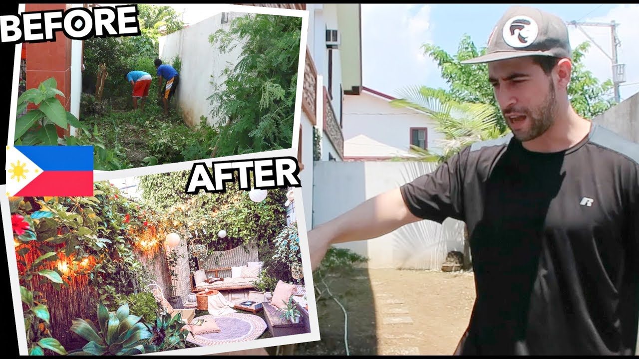 SMALL COZY GARDEN Transformation! My LINIS BAHAY OPERATION 🏠🇵🇭