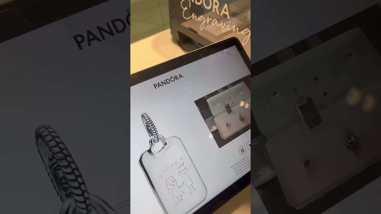 Pandora necklace in the making #pandora #necklace #making #necklaces #cute #sweet #shorts