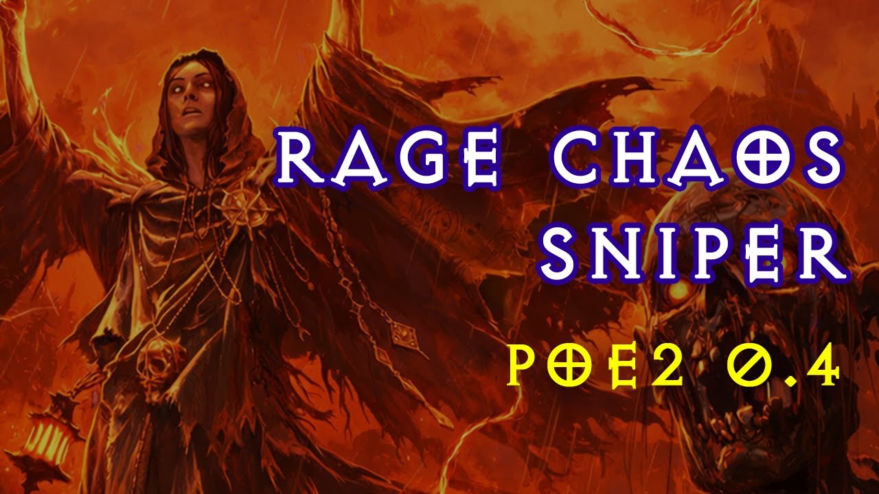 [POE 2] 0.4 Lich Minion Build - Rage Chaos Sniper - Simulacrum Max Diff