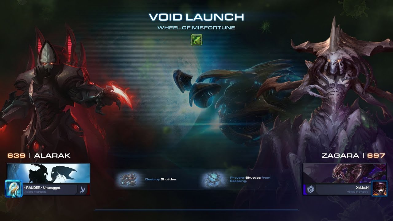 StarCraft II: Co-op Weekly Mutation 481 - Wheel of Misfortune