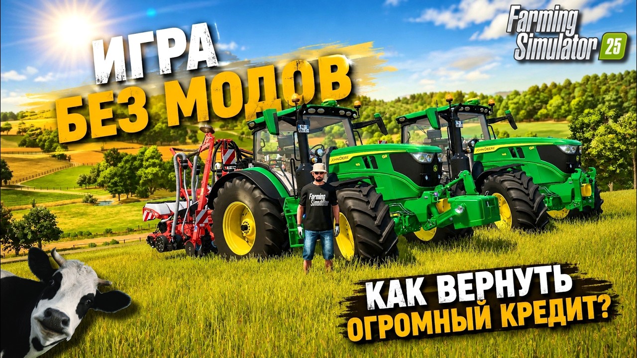 FS 25 КУПИЛИ ФЕРМУ , ЗАЛЕЗЛИ В ДОЛГИ 😱 ИГРА БЕЗ МОДОВ #11