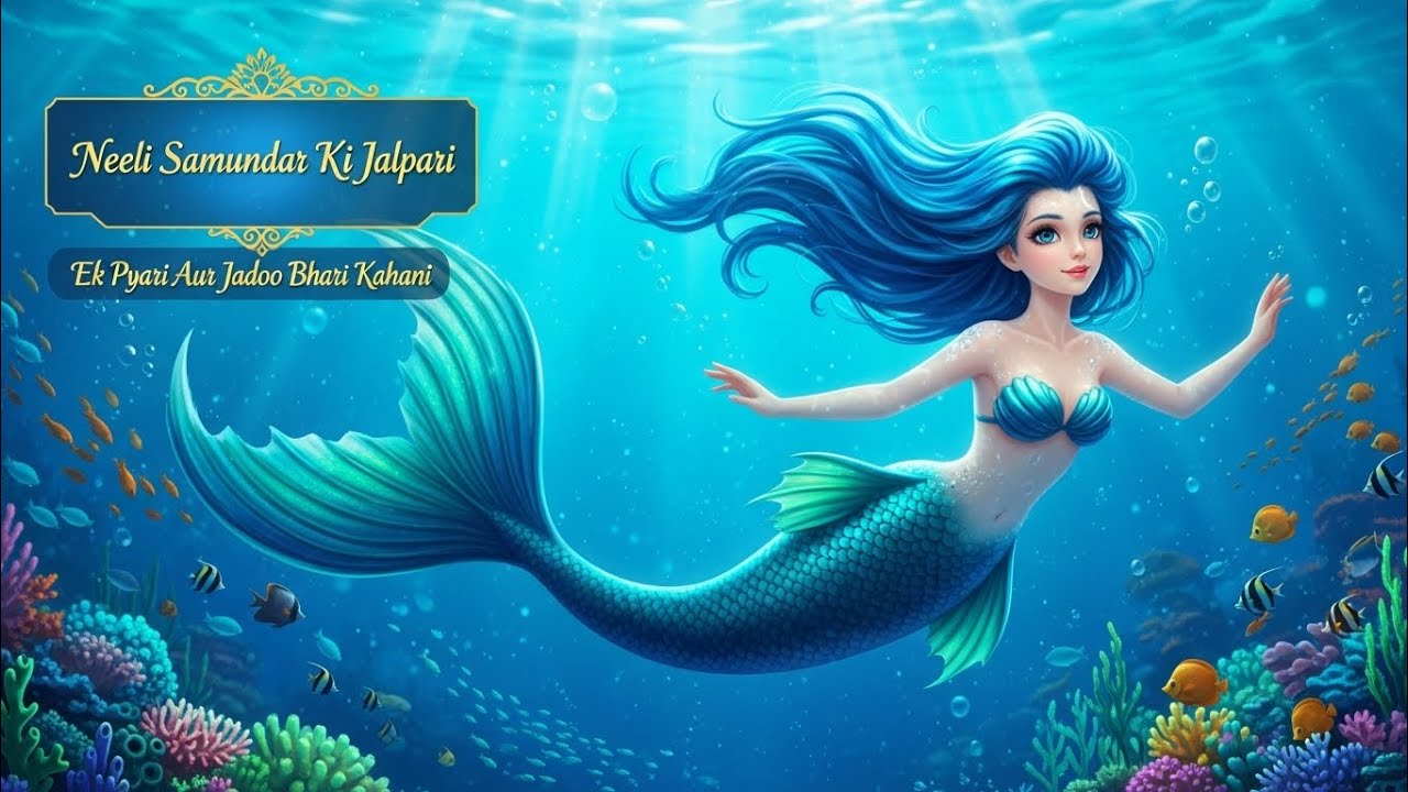 Neeli Samundar Ki Jalpari 🧜‍♀️ | Ek Pyari Mermaid Story | Emotional Kids Story.. Rangon ka jungle