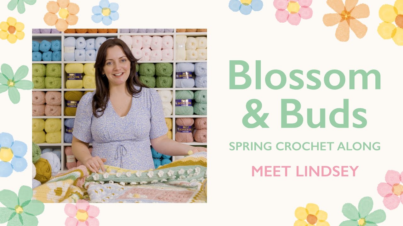 Sirdar Blossom & Buds Crochet Along Blanket: Intro - Meet The Designer Lindsey Newns.