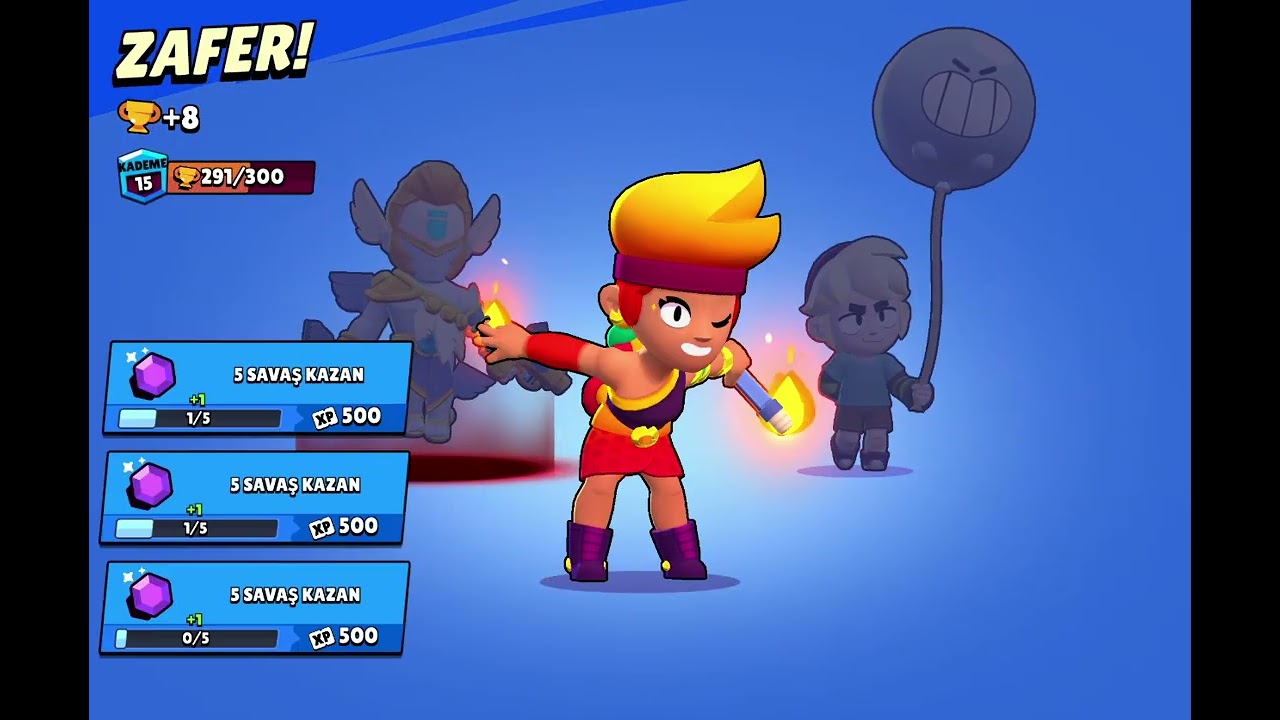 Arkadaşlar arkadaşım Derviş'le Brawl Stars oynadık