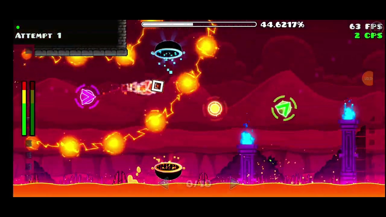 Geometry Dash - Dash 1.5x Speed (All Coins)