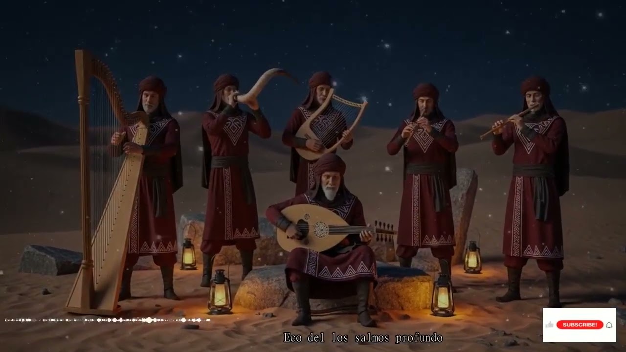Cánticos Levíticos En Jerusalén Con Shofar E Instrumentos Sagrados Ante Adonai En Gloria