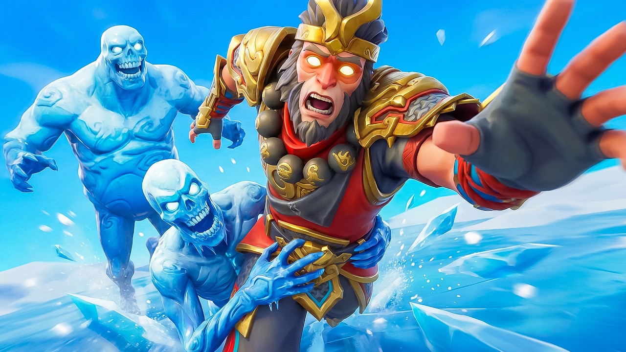 FORTNITE S LOOTEM JEN Z LEDOVÝCH ZOMBIES!!
