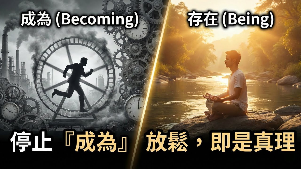 「成為」是所有苦難的根源：停止對抗生命，找回你失落已久的「存在」| 奧修 | 卡比爾 | 客人 | 靈性覺醒 | 靜心 | 臣服 | 存在 | 成為 | 意識 | 小我 | 神性 | 靈魂暗夜