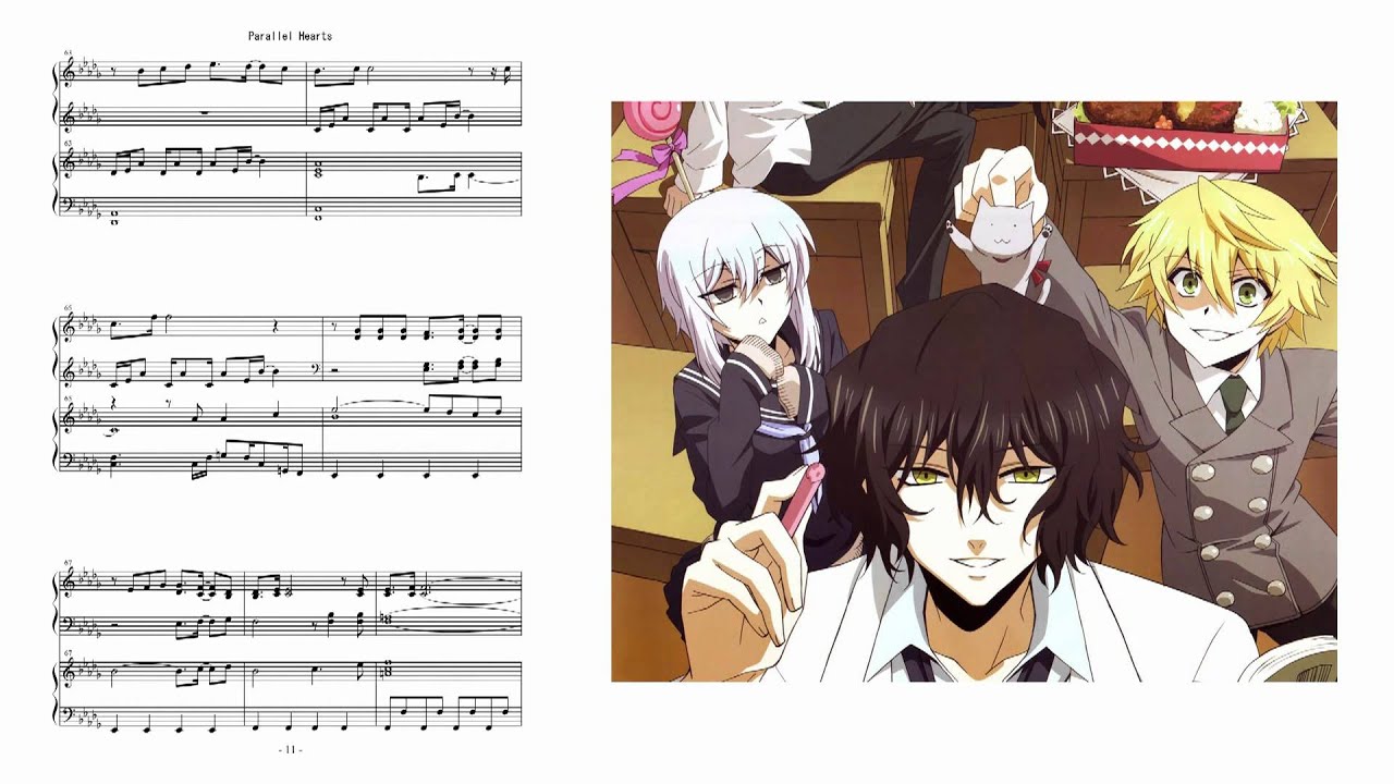 [PianoDuet] Pandora Hearts OP - Parallel Hearts