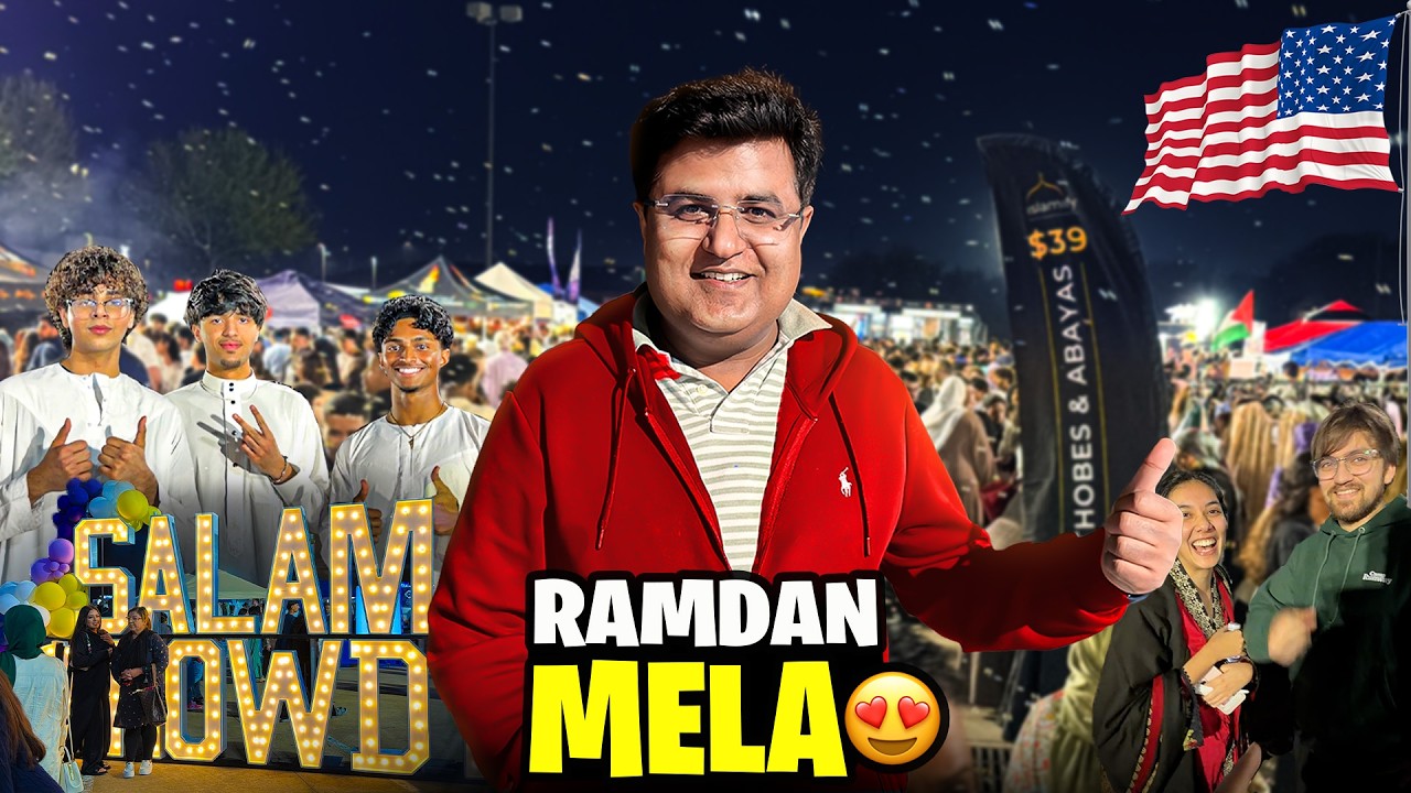 I Went to a Big Suhoor Fest in America 🌙 | Free Sehri pe Rush Lag Gaya 😍