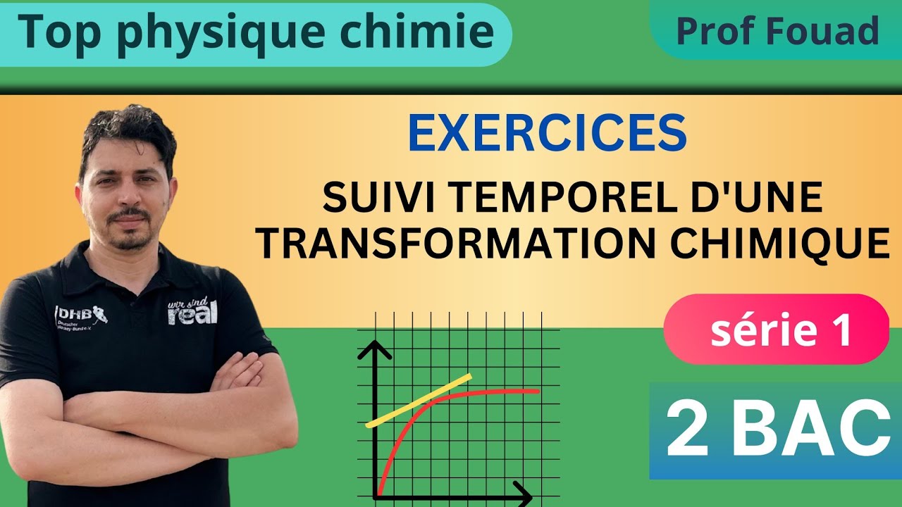 exercice suivi temporel d'une transformation chimique 2 bac s&eacute;rie 1